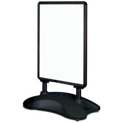 Panneau de signalisation déflecto noir 520 mm x 785 mm x 1130 mm