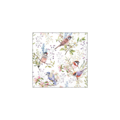 Serviettes Ambiente 25cm oiseaux occupés