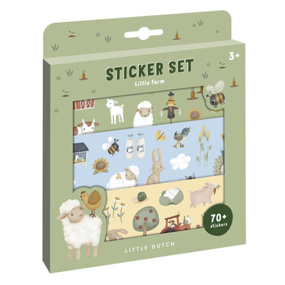 Petit hollandais autocollant set ferme