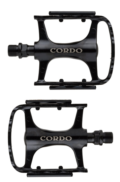 Cordo pédale trekking aluminium noir