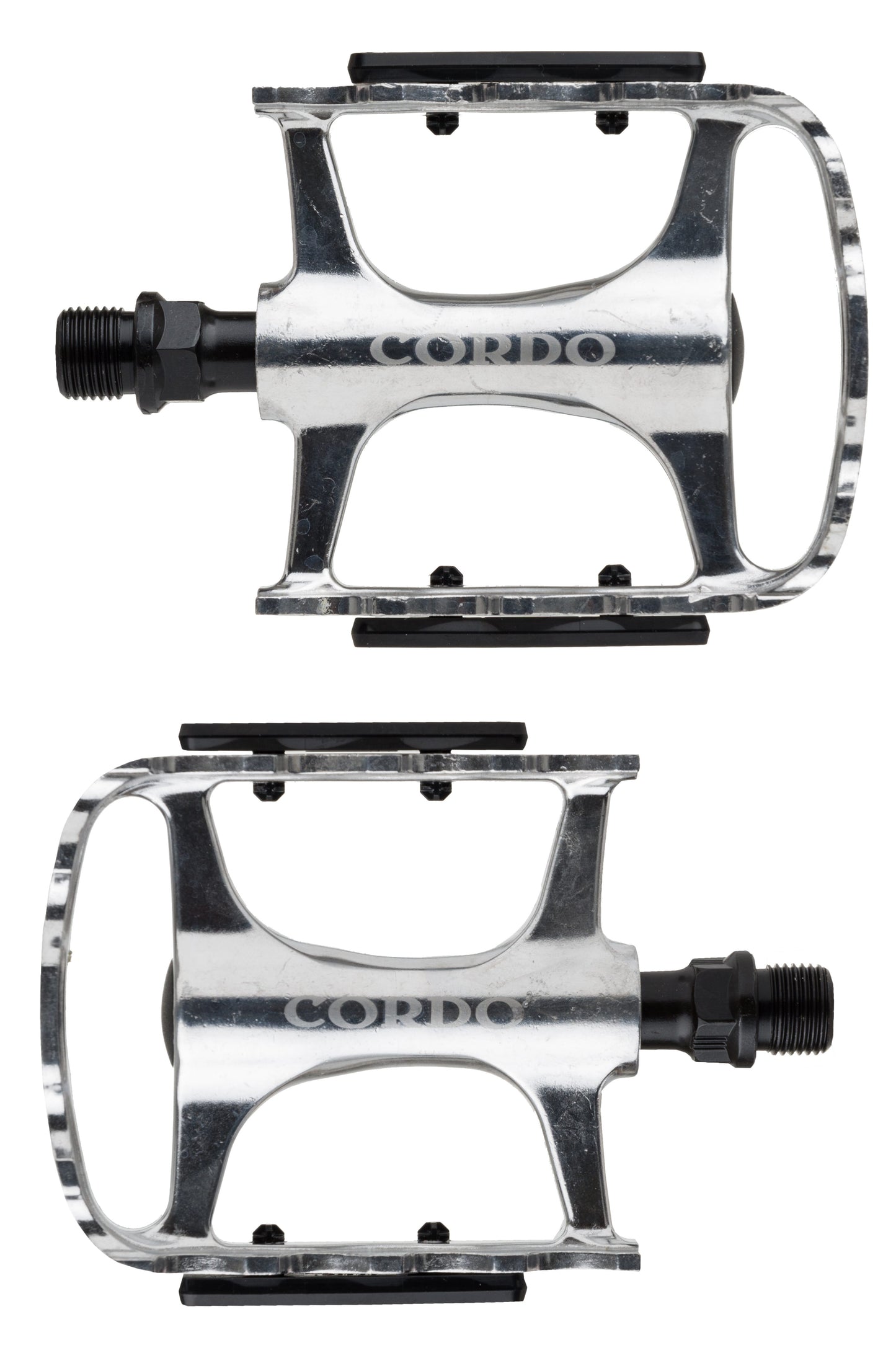 Cordo pédale trekking aluminium argent