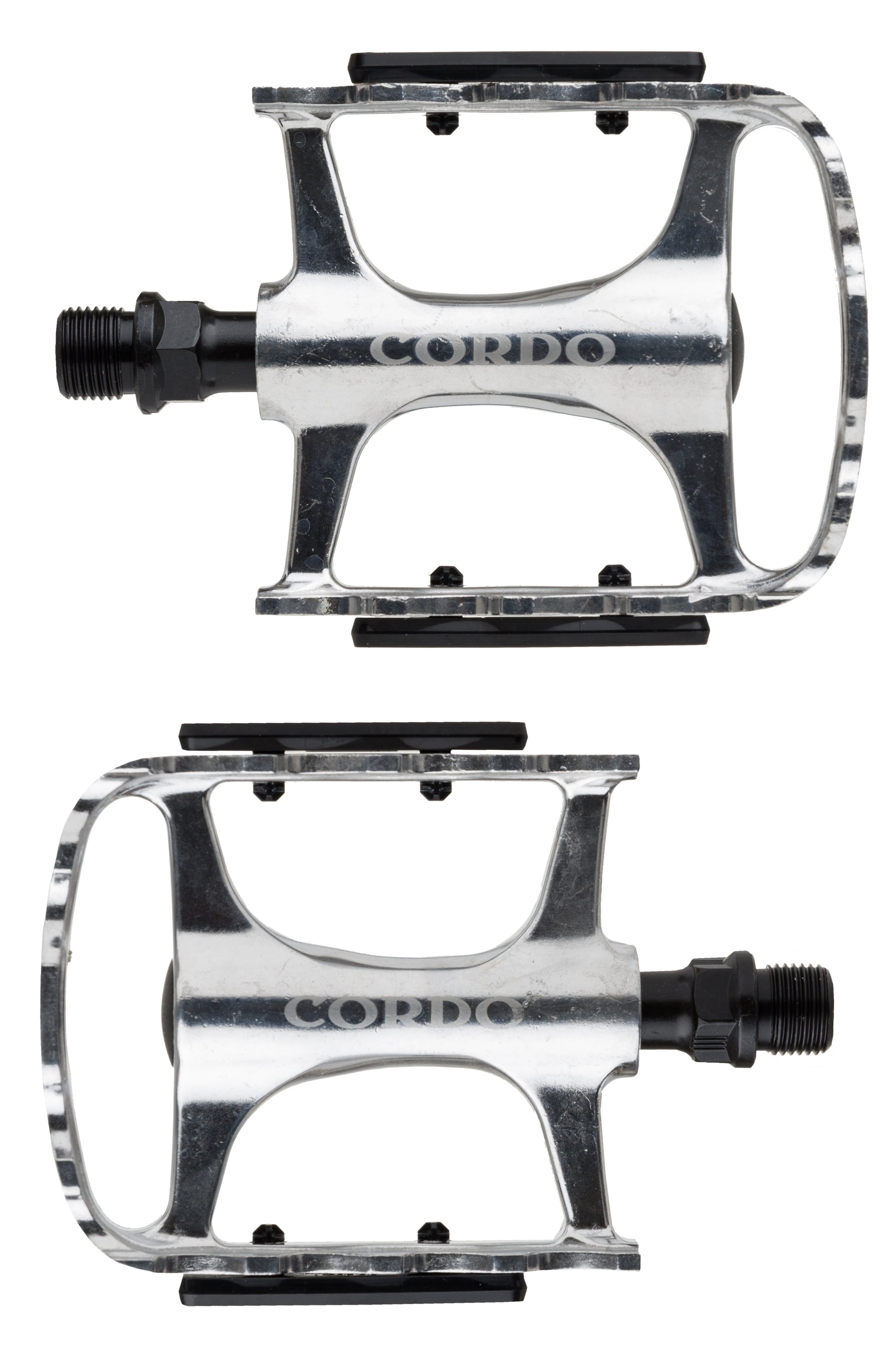 Cordo pédale trekking aluminium argent
