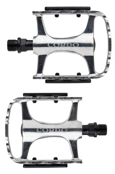 Cordo pédale trekking aluminium argent