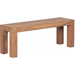 Canapé chambre salon acacia 120x45x35 cm