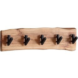 Porte manteau mural br 60x17x9 living acacia