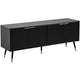 Armoire murale noire 150x60x39, lowboard de vie