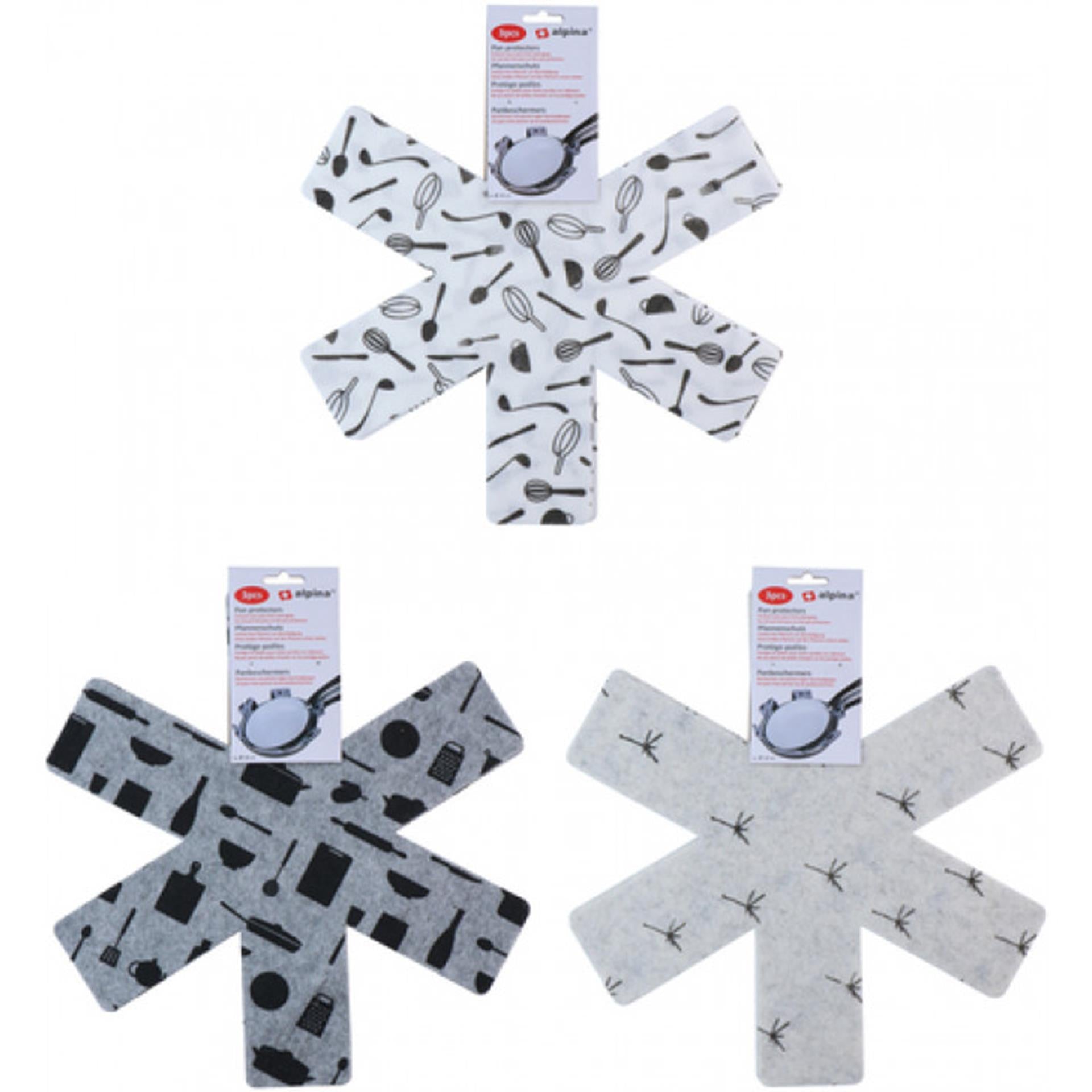 Protections pour casseroles Lifetime 38 cm, lot de 3