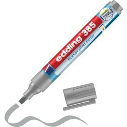 Marqueur pour tableau à feuilles edding effect 385 gris