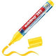 Edding 385 surligneur à pointe flexible jaune - 1 pièce - rechargeable - surligneur pour tableaux à feuilles mobiles et papier normal