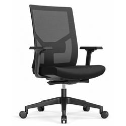 Chaise ergonomique noire ato-110-en-bm-bb