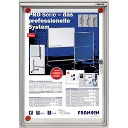 Tableau verrouillable Franks a4 en aluminium anodisé amagnétique