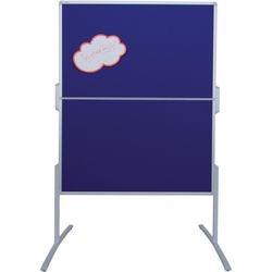 Tableau de présentation Franken feutre amagnétique sur pied 1500 x 200 mm