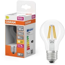 Sram source de lumière o retrofit classic clair e27 3,4 w blanc chaud