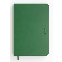 Bloc-notes De Kempen A6 ligné, reliure latérale, couverture souple, vert