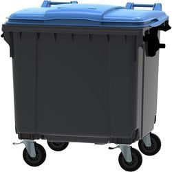 Caisse de rangement bl gs sans marque 4wh 1100l couvercle