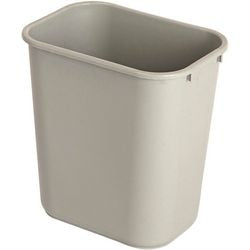 Poubelle de recyclage Rubbermaid rectangulaire grise 27 l PE (polyéthylène)