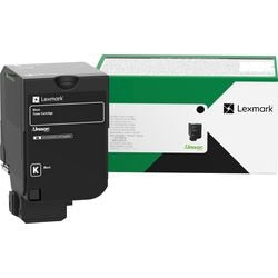 Cartouche de toner Lexmark noir 185 mm x 117 mm x 905 mm
