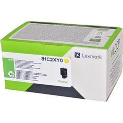 Cartouche de toner Lexmark noir 185 mm x 117 mm x 905 mm