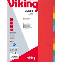 Onglets viking 2010vkse 10 onglets a4 18 trous manille