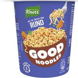 Soupe instantanée unox 68203129 tasse de bonnes nouilles au bœuf