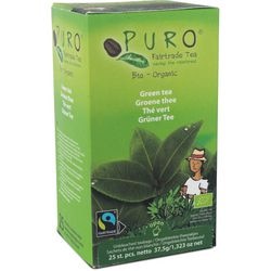 Thé puro 550643 thé vert paquet de 25