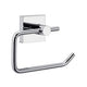 Porte-rouleau papier toilette Tesa® ekkro, métal chromé brillant, autocollant