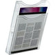 Porte-brochure archivo 2000 6121 cs tp ps (polystyrène) transparent