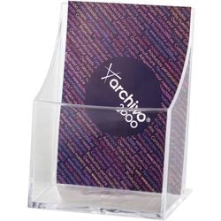 Porte-brochures archivo 2000 6141 cs tp ps (polystyrène) transparent