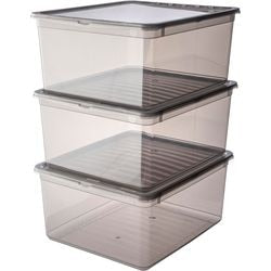 Garde-boîte de rangement 3003182700000 18 l gris