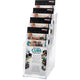 Porte-brochures deflecto 77701 transparent dl