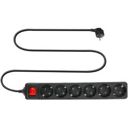 ACTIONNEMENT ACTIVER avec un interrupteur lumineux, 6 douilles, 3 m