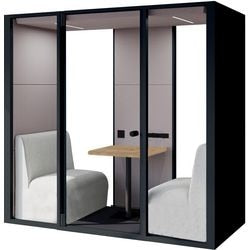 Salle de réunion Schavenburg sos-2.0-spr-pod-m-zw noir son de silence ii m