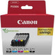Cartouche d'encre canon 0372c006 570, 571 cyan, jaune, magenta, noir