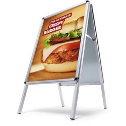 Panneau de trottoir showdown zpa1r32mevik a-board 32mm pliable a1 argent