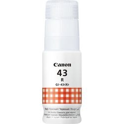 Bouteille d'encre Canon Gi-43R rouge originale