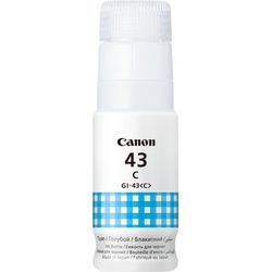 Bouteille d'encre Canon Gi-43c cyan originale