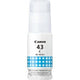 Bouteille d'encre Canon Gi-43c cyan originale