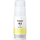 Bouteille d'encre Canon Gi-43y jaune originale