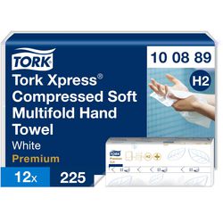 Serviette Tork 100889 h2 blanche