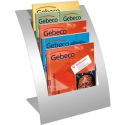 Kerkmann porte-brochures 5 étages argent