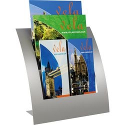 Porte-brochures argent 43651214