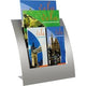 Porte-brochures argent 43651214