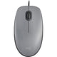 Souris logitech m110 silencieuse filaire grise