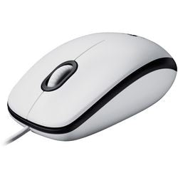Souris logitech m100 filaire blanche