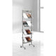 Kerkmann porte-brochures a4 transparent, argent 42635414