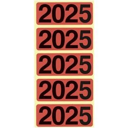 Les étiquettes du dos de l'année sont 628957 rouges autocollantes.