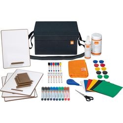 Kit d'accessoires pour tableau blanc Nobo dans un étui de transport - gris