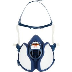 3m 1074306 - masque buccal avec filtre a1p2 | 4 pièces