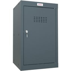Armoire Phoenix 1 porte serrure à clé 400 x 400 x 665 mm anthracite, gris