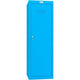 Armoire Phoenix 1 porte serrure à clé 400 x 400 x 1 265 mm bleu